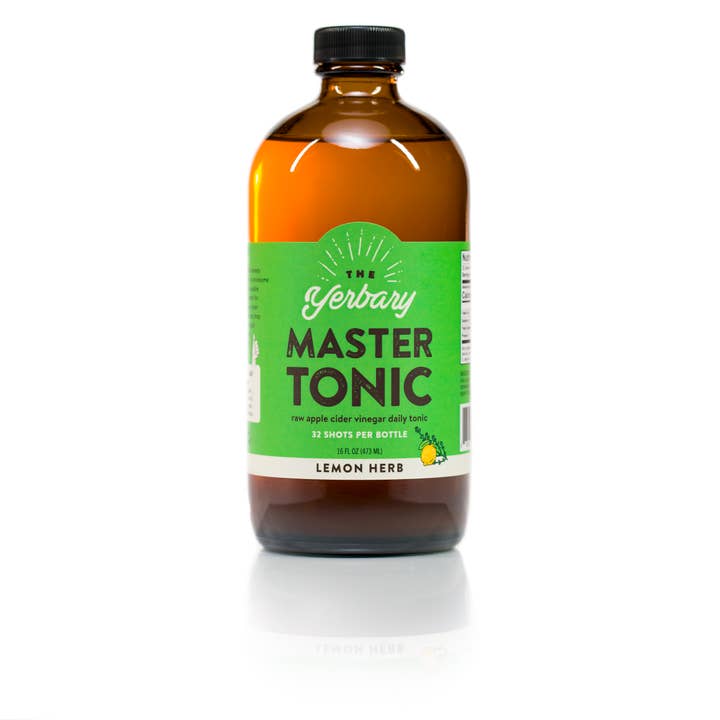 16 oz Lemon Herb Master Tonic Fire Cider for wholesale by The Yerbary, Master Tonic/"Fire Cider"