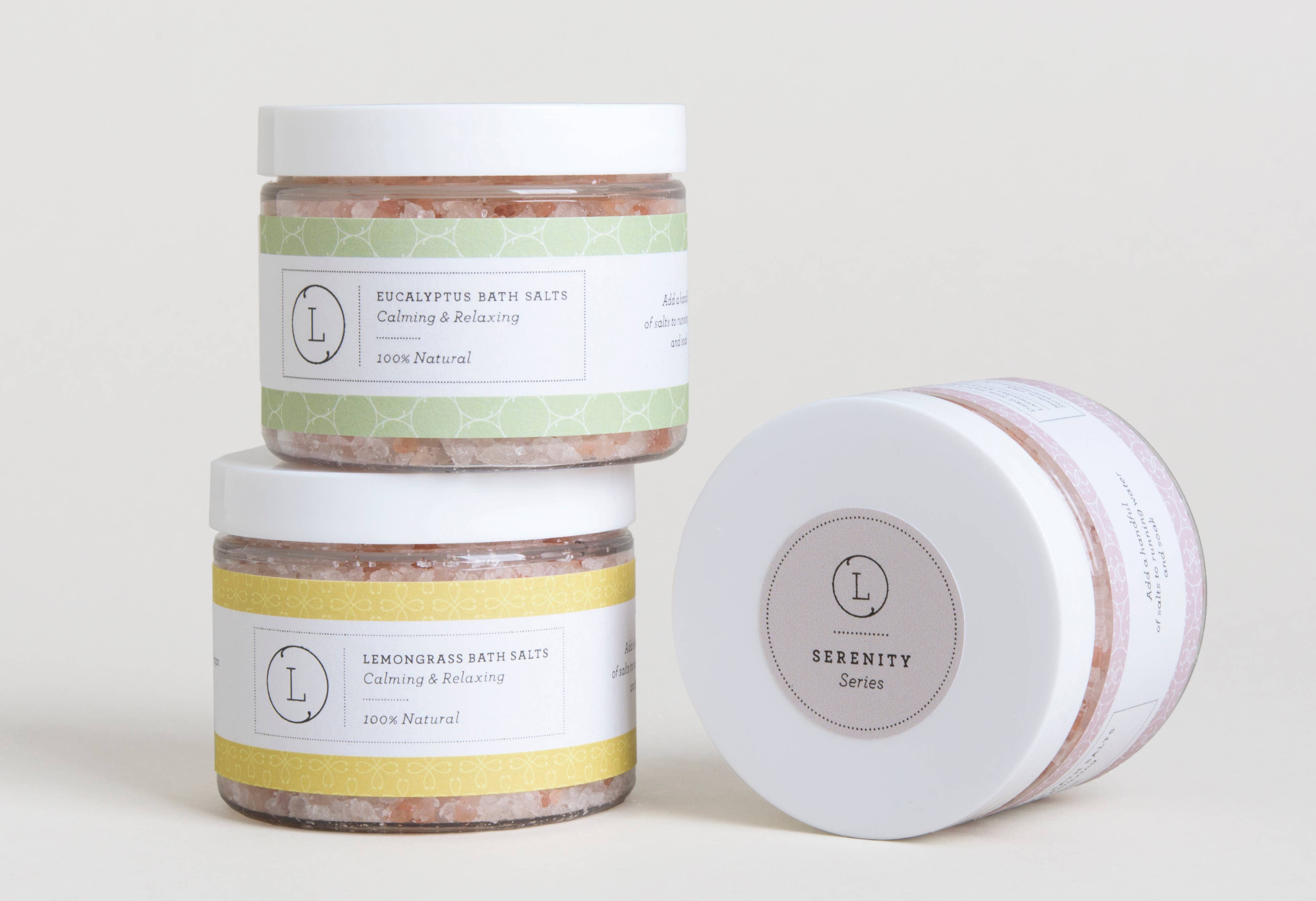 Green Eucalyptus Infused Bath Salt Soak (100% Natural) for wholesale on Faire5