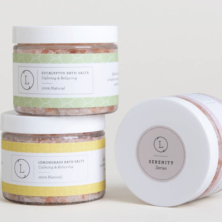 Green Eucalyptus Infused Bath Salt Soak (100% Natural) for wholesale on Faire5