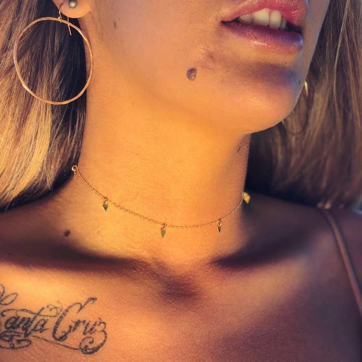 Toasted Jewelry - Wholesale Choker/Collar - Soleil Choker To Necklace0