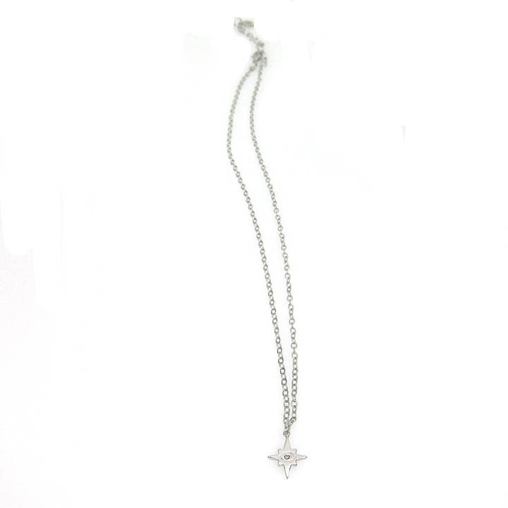 Celestial Collection Evil Eye Mini Star Pendant Necklace for wholesale by Jessica Elliot Jewelry