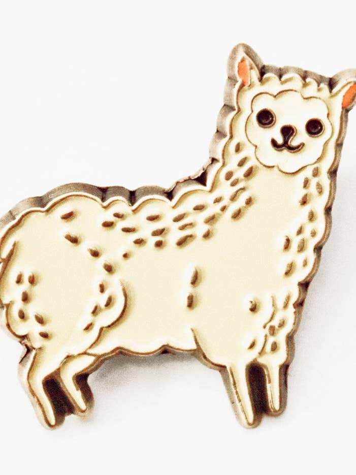 Llama Enamel Pin for wholesale by Boygirlparty