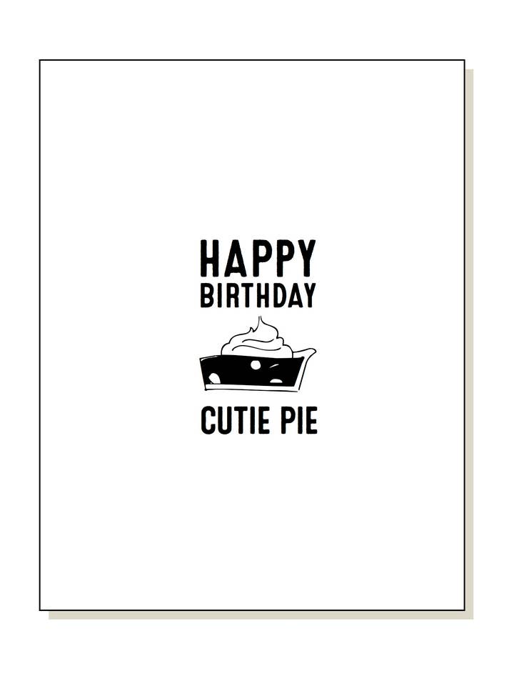 Cutie Pie Card for engroshandel hos jack + ella paper