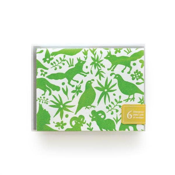 Wild Ink Press - Wholesale Stationery/Notecard Set - Otomi Boxed notes | Set of 60