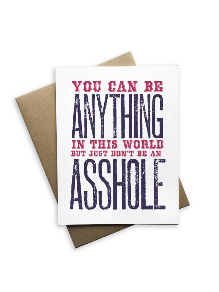 You Can Be Anything...Greeting Card for wholesale by Tiramisu Paperie