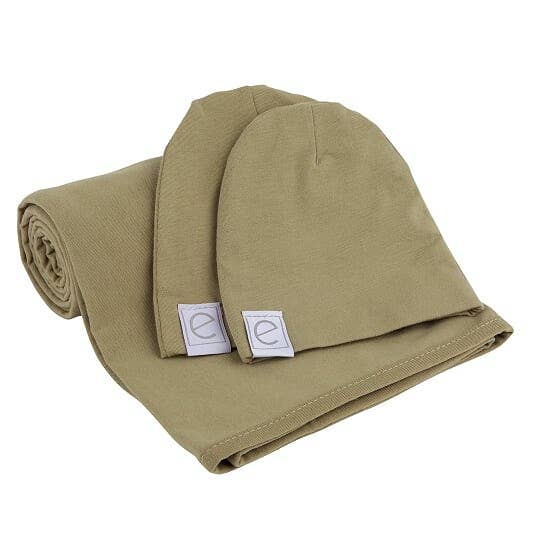 Ely’s & Co. - Wholesale Swaddle Set - Baby - Jersey Swaddle Blankets with 2 Baby Hats (variations)2