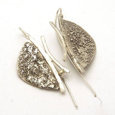 Reticulated Earring Series - Bronze Accents for wholesale by Tamara Kelly Designs