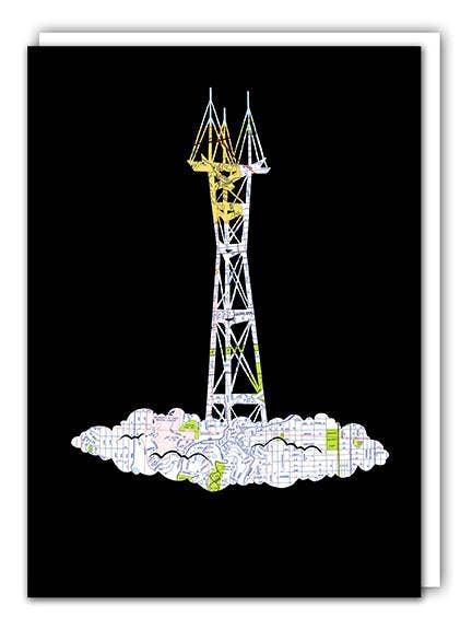 Granny Panty Designs - Wholesale Everyday Greeting Card - Sutro Tower Card0