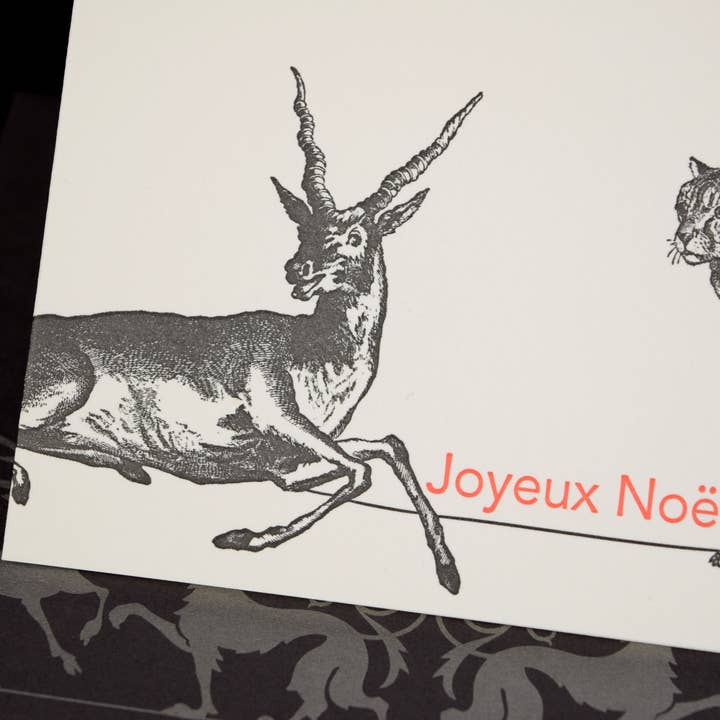 Oddball Press LLC - Wholesale Christmas Card - Joyeux Noel Card1