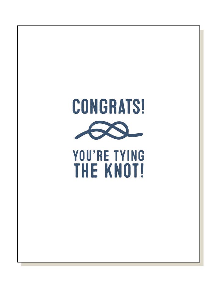 De knoopkaart binden voor wholesale door jack + ella paper