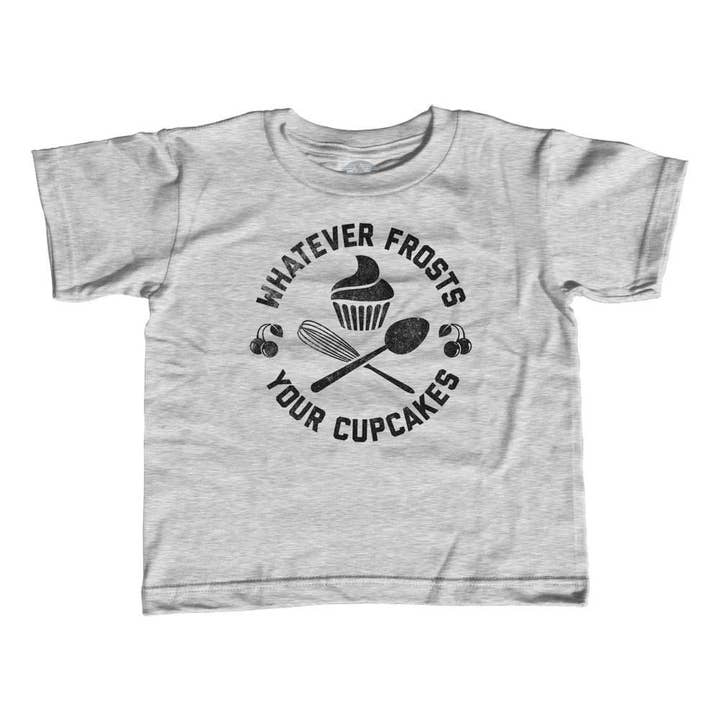Boredwalk - Wholesale Screen Printed T-Shirt - Kids - Youth Whatever Frosts Your Cupcakes T-Shirt