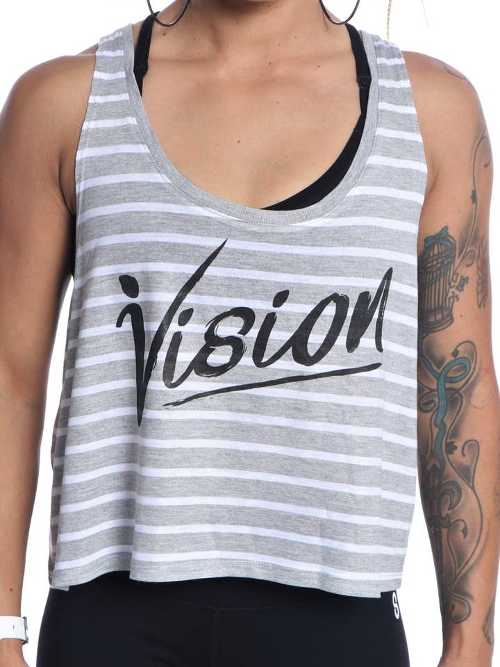 Gestreepte Vision-gewastank voor wholesale door Infinite Vision