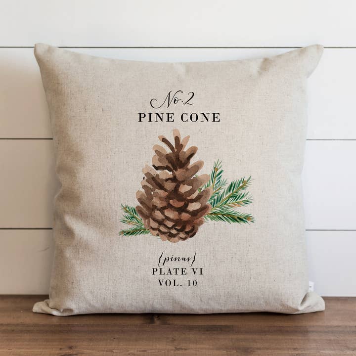 Porter Lane Home - Wholesale Throw Pillow Cover - Pine Cone Pillow Cover0