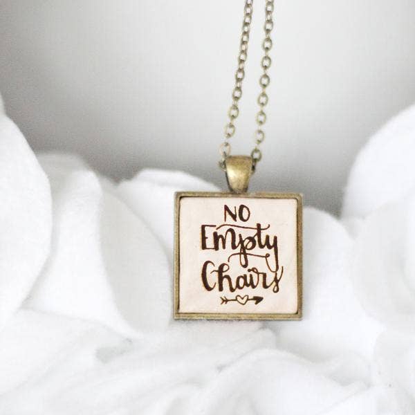 Little Allegory - Wholesale Pendant/Charm Necklace - No Empty Chairs Necklace2