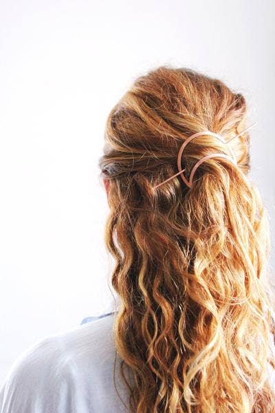 Rare Bird Co. + Pauline Stanley Studio - Wholesale Hair Pin - Crescent Moon Hair Pin2