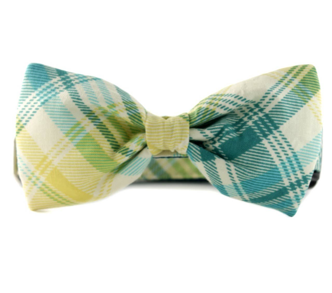 Sophisticated Pup - Wholesale Pet Collar - Dog - Garden Plaid Bow Tie Dog Collar XSmall0