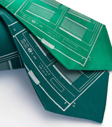 Cyberoptix Tie Lab - Wholesale Necktie - Men's - Circuit Board Necktie: Microchip Print Tie8