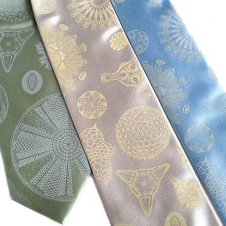 Cyberoptix Tie Lab - Wholesale Necktie - Men's - Diatoms Silk Necktie