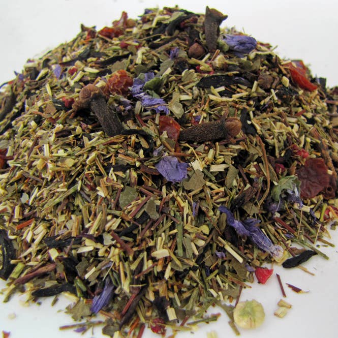 Simpson & Vail - Wholesale Loose Tea - Sugar Plum Fairy Rooibos Herbal Tisane - 4 Ounce Tin 1