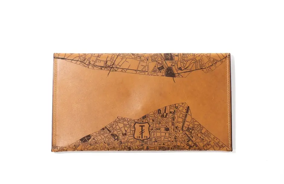 Tactile Craftworks - Wholesale Clutch Bag - Women's - Paris Map Clutch1