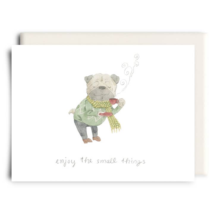 Enjoy the Small Things | Greeting Card for wholesale by Inkwell Cards