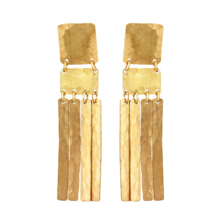 Small Padme Tassel Earrings for wholesale by We Dream in Colour