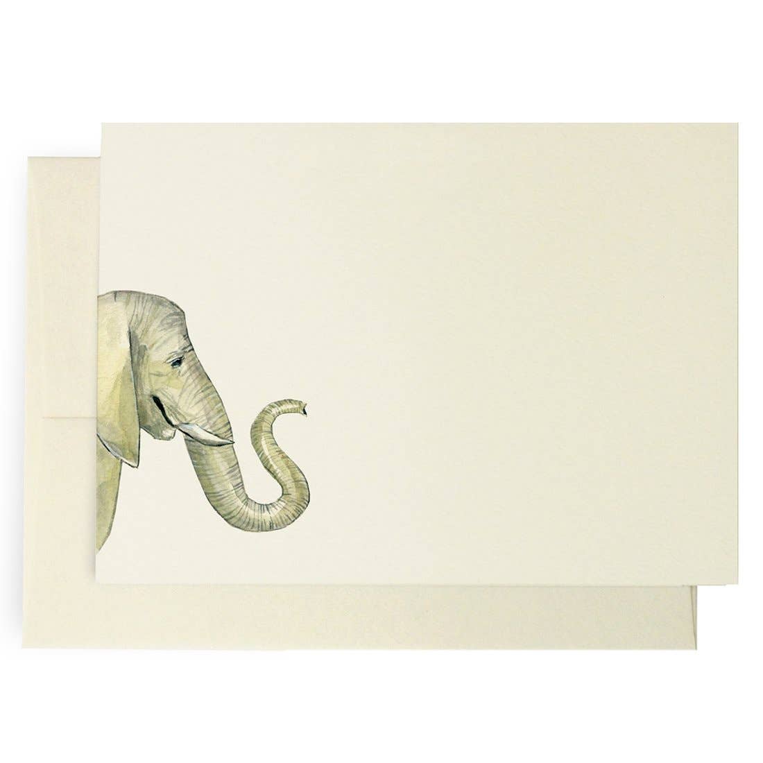 Lana's Shop – wholesale Kontorsmateriel/Notecard Set – Safari Grey Elephant Not-kort0