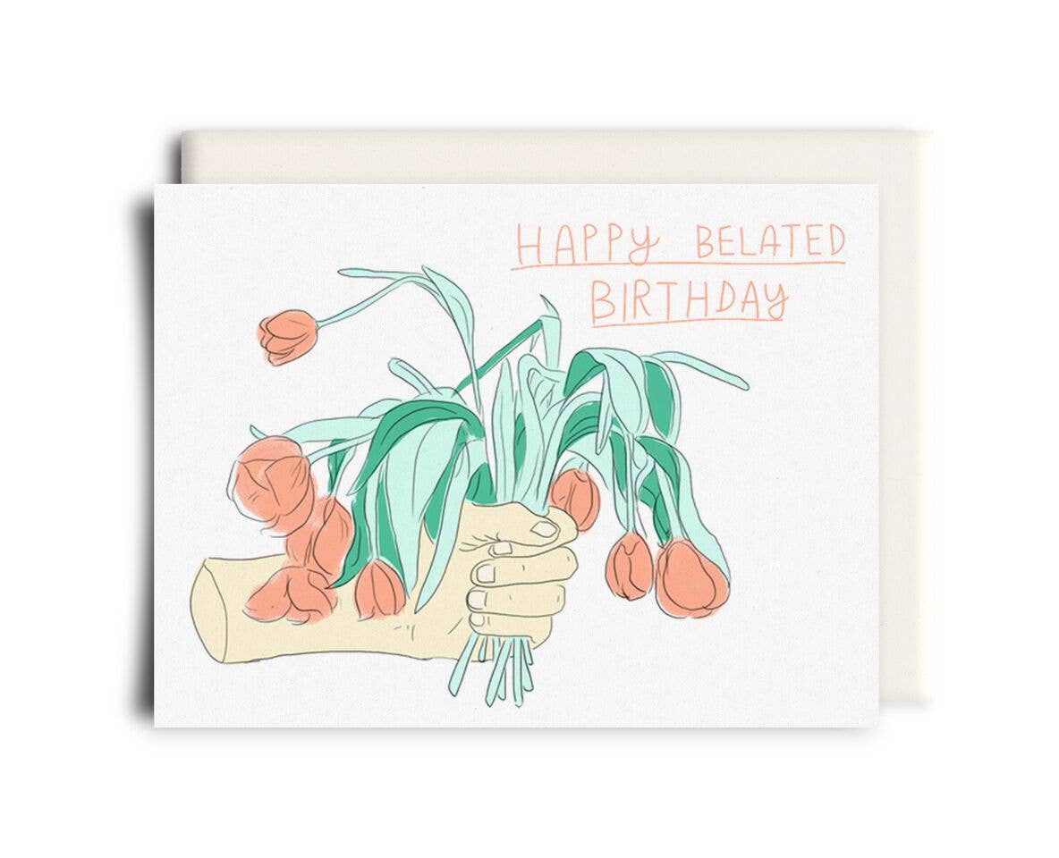 Inkwell Cards - Wholesale Birthday Card - Belated Birthday | Greeting Card0