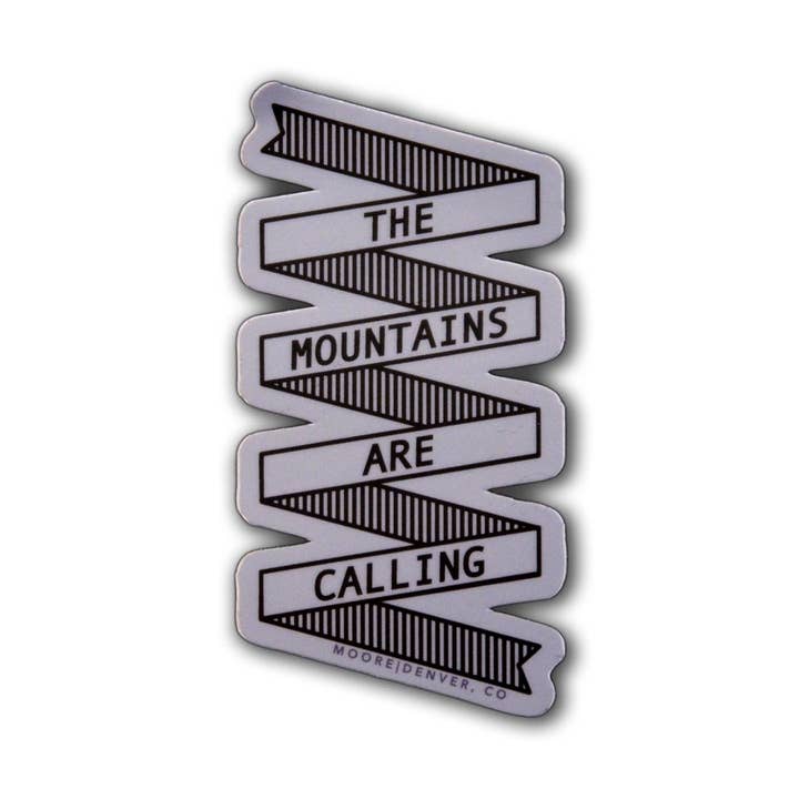 The Mountains Sticker for wholesale by Moore Collection