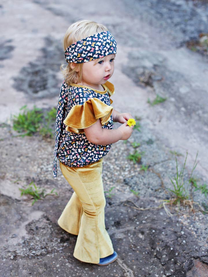 Combinaison Wanderlust Cloche pour la vente par Kapri Couture Bohemian