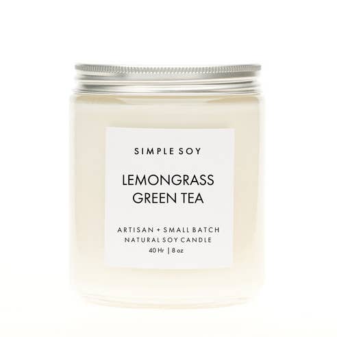 Soy Candle Mantle Lemongrass Green Tea for wholesale by Simple Soy Candle Co