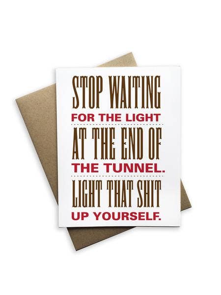 Stop Waiting for the Light for wholesale by Tiramisu Paperie