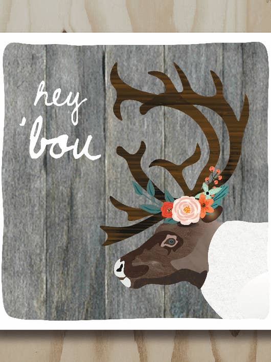 Hey 'Bou - Alaska Adventure Art Print for wholesale by Wren and the Raven