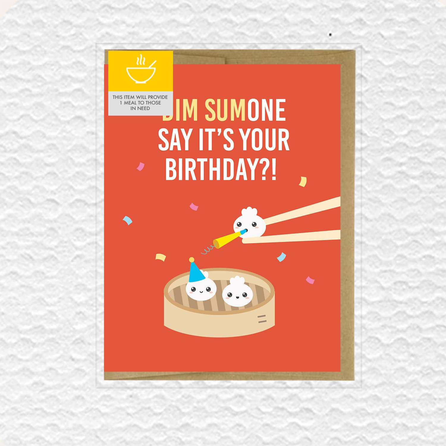 IMPAPER - Wholesale Birthday Card - Dim Sumone Say It's Your Birthday?! Birthday Card1