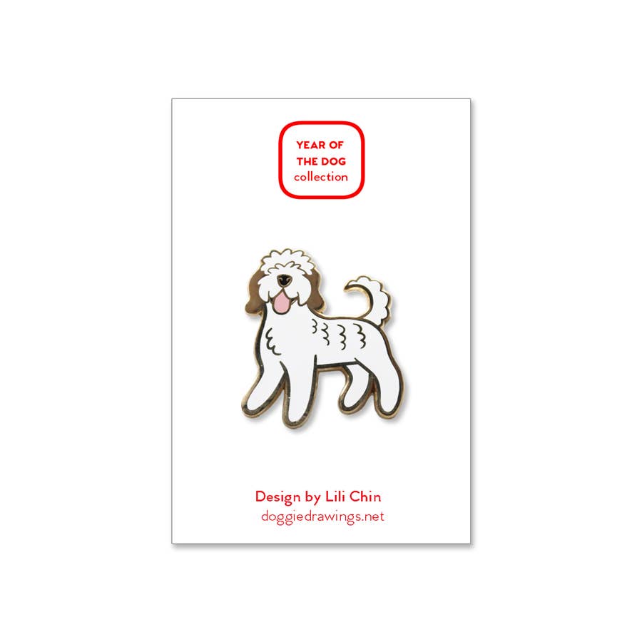 Lili Chin Art - Vendita all'ingrosso Spilla da bavero - Spilla smaltata Doodle1