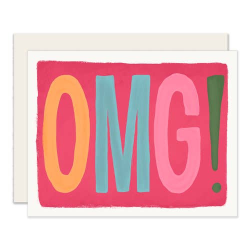 Slightly Stationery - Wholesale Everyday Greeting Card - OMG! Card0