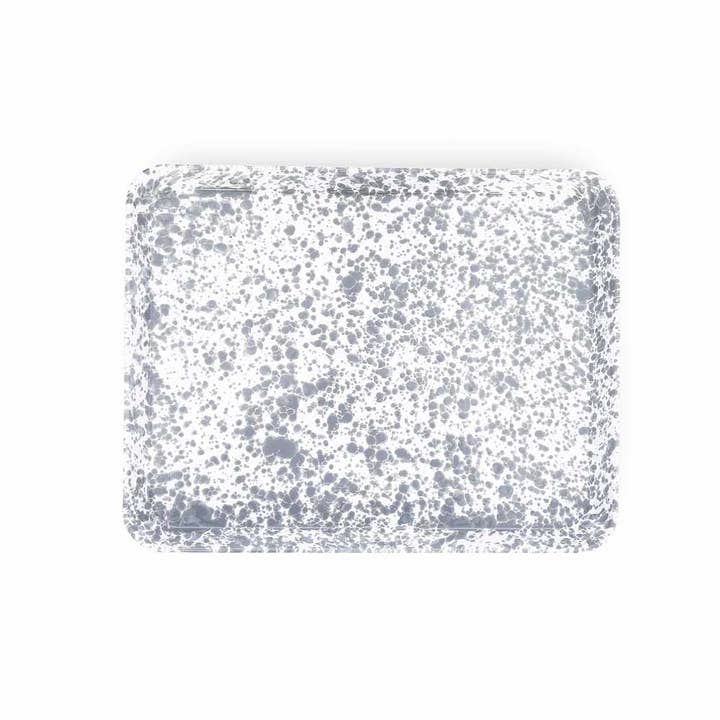 Crow Canyon Home - Wholesale Baking Sheet/Mat - Splatter Enamelware Large Rectangle/Jelly Roll Tray