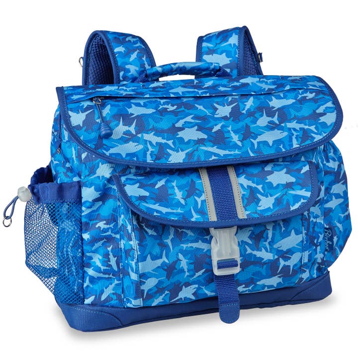 Shark Camuflaje Mochila - Azul para venta al por mayor de Bixbee