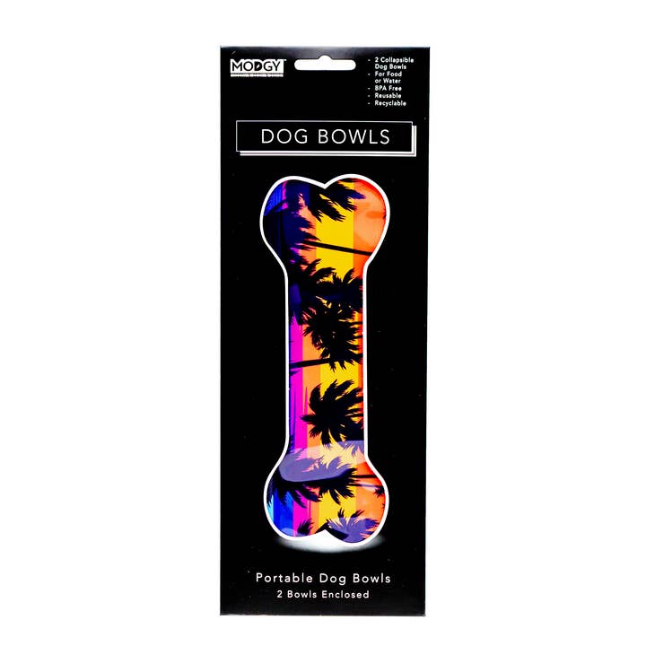 Modgy - Wholesale Pet Bowl - Cat/Dog - Crockett Dog Bowls - Tropical1