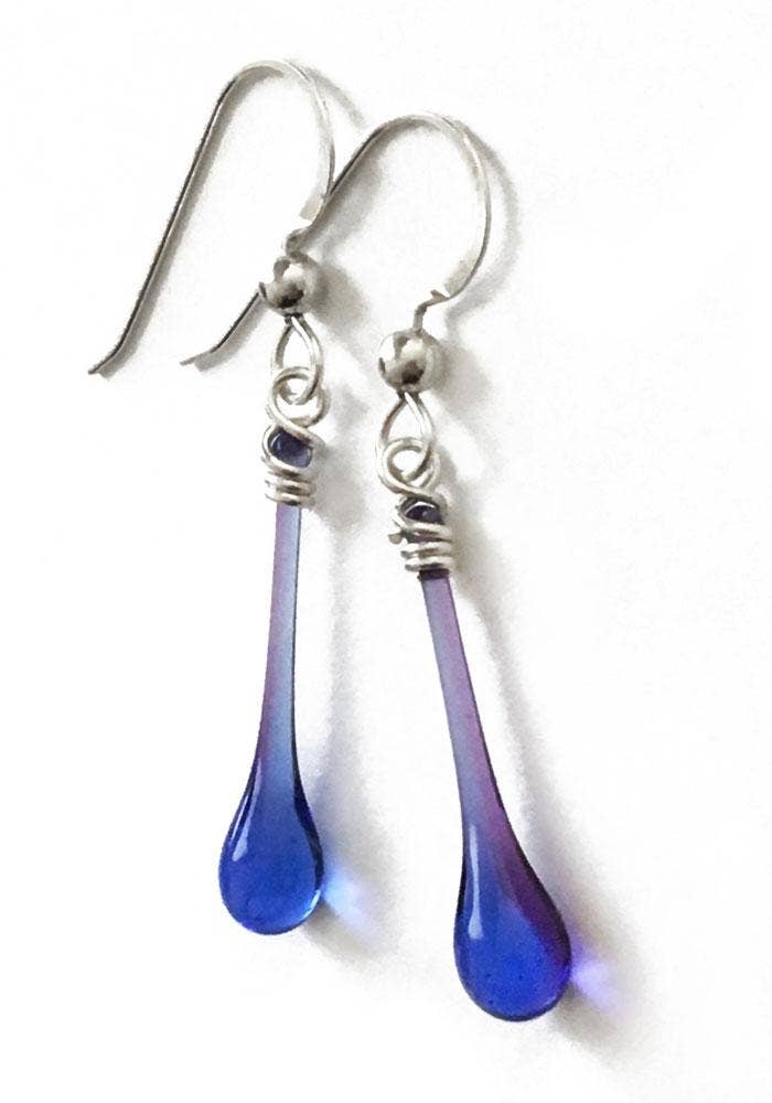 Sundrop Jewelry - Wholesale Dangle Earrings - Solaris Colorful Glass Teardrop Earrings7