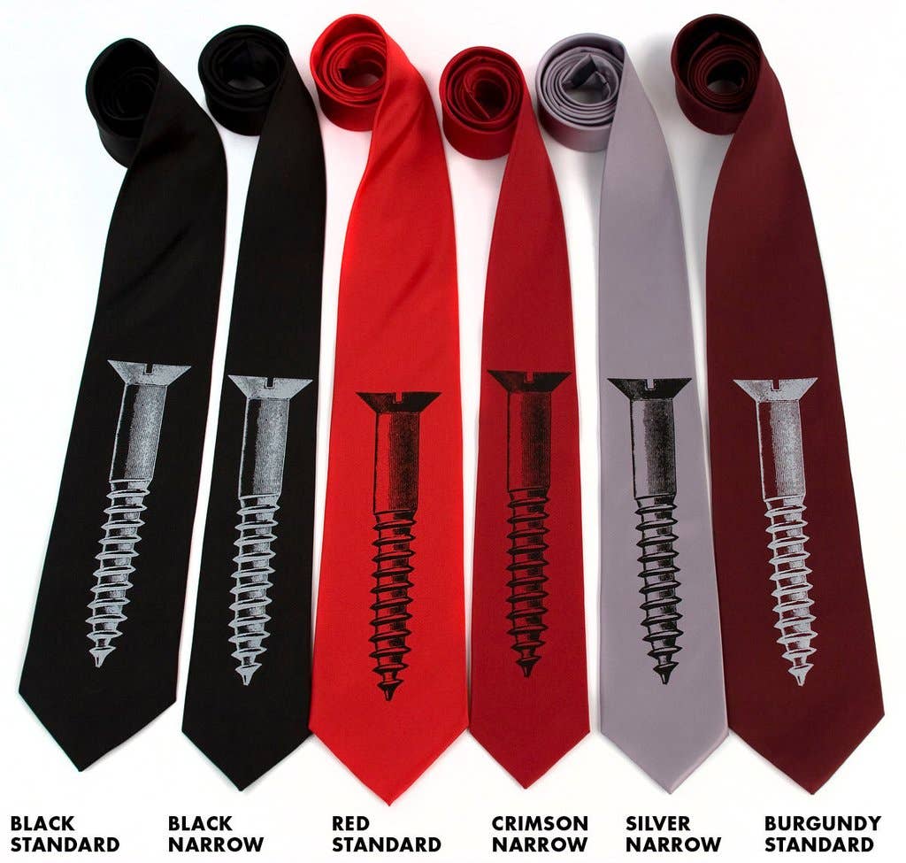 Cyberoptix Tie Lab - Wholesale Necktie - Men's - Screw Necktie2