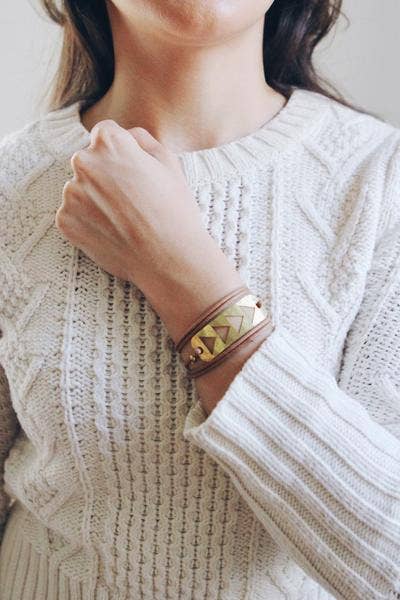 Rare Bird Co. + Pauline Stanley Studio - Wholesale Woven/Braided Bracelet - Flying Geese Wrap Bracelet2