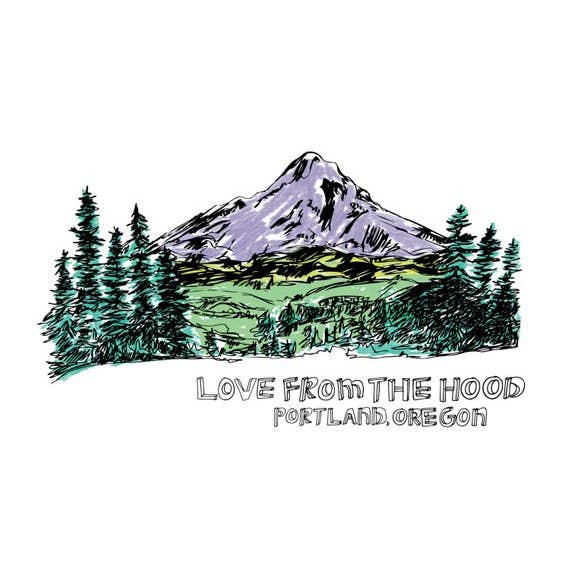 Love From The Hood Art Print for wholesale by ARTJADEN