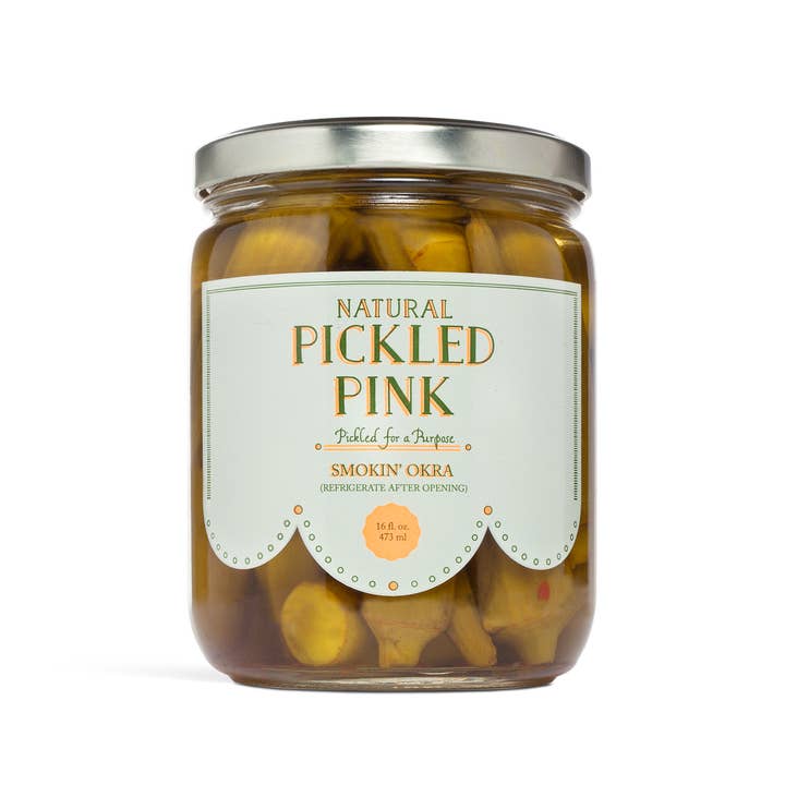 Pickled Pink Foods - Wholesale Pickled Vegetables - Smoking Okra Pickles3