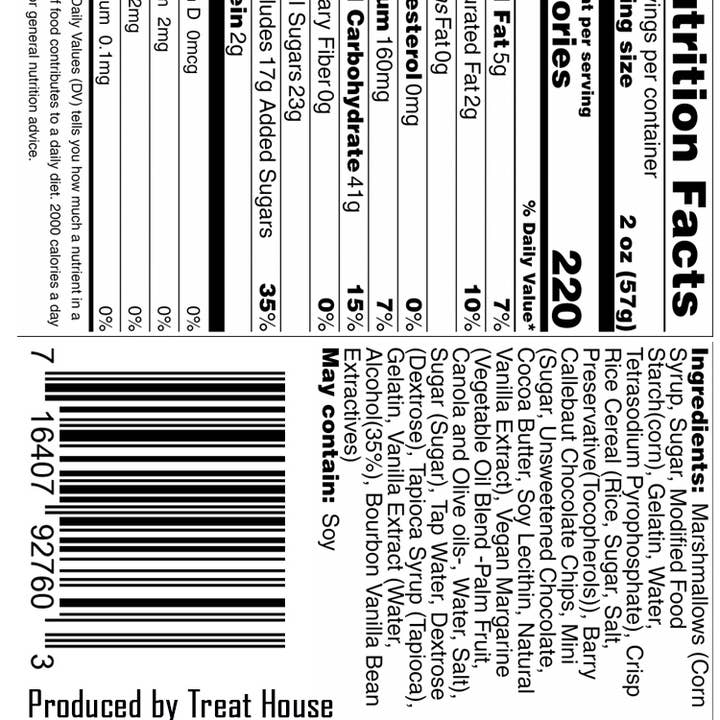 Treat House - Wholesale Snack Bar - Jumbo S'mores Treat made with Mini Hershey's Kisses2