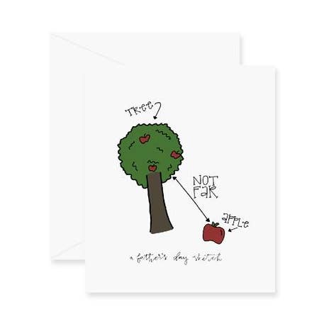 Carte de vœux Apple & Tree pour la vente par Fresh Out of Ink