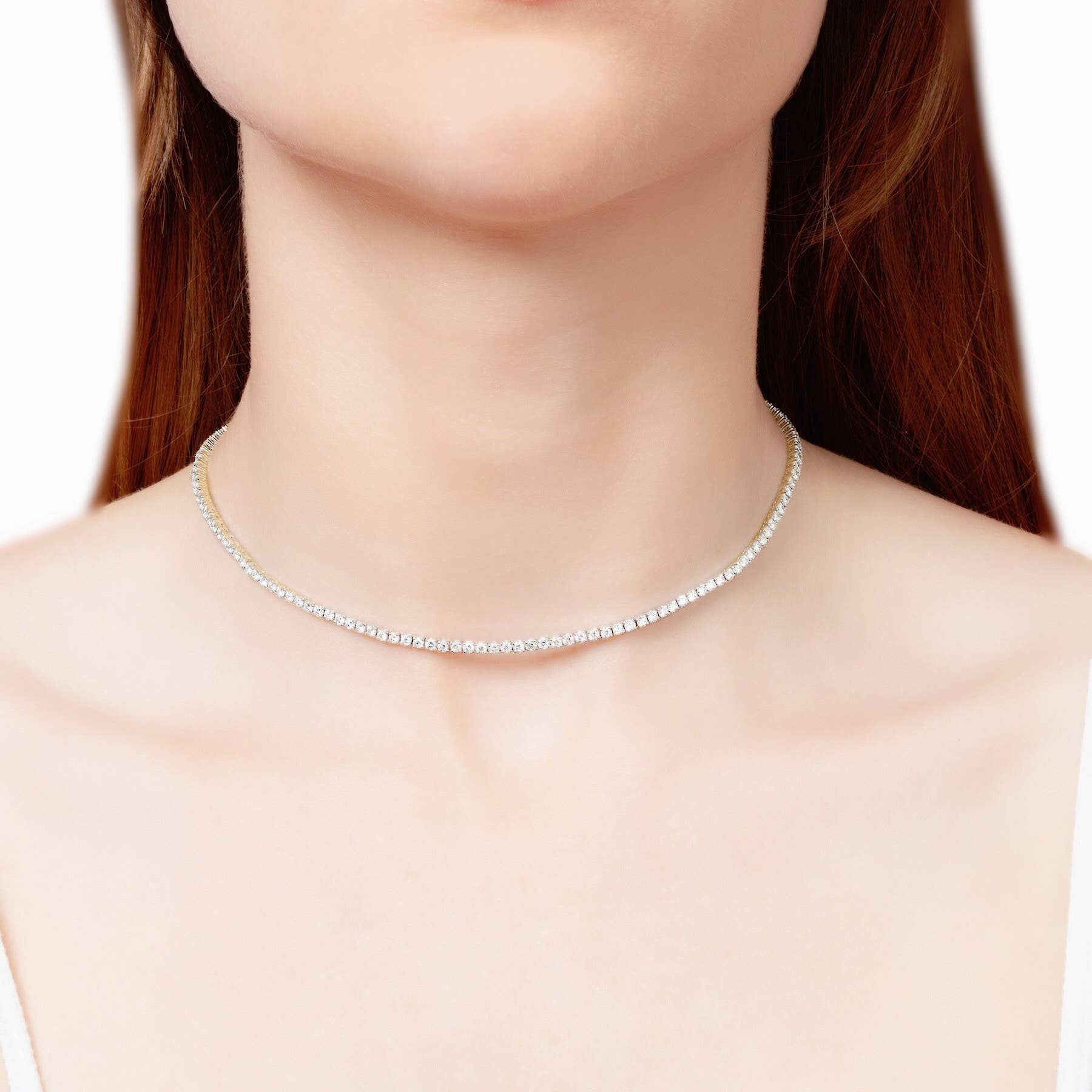 KIKICHIC - Wholesale Choker/Collar - CZ Tennis Choker Necklace5