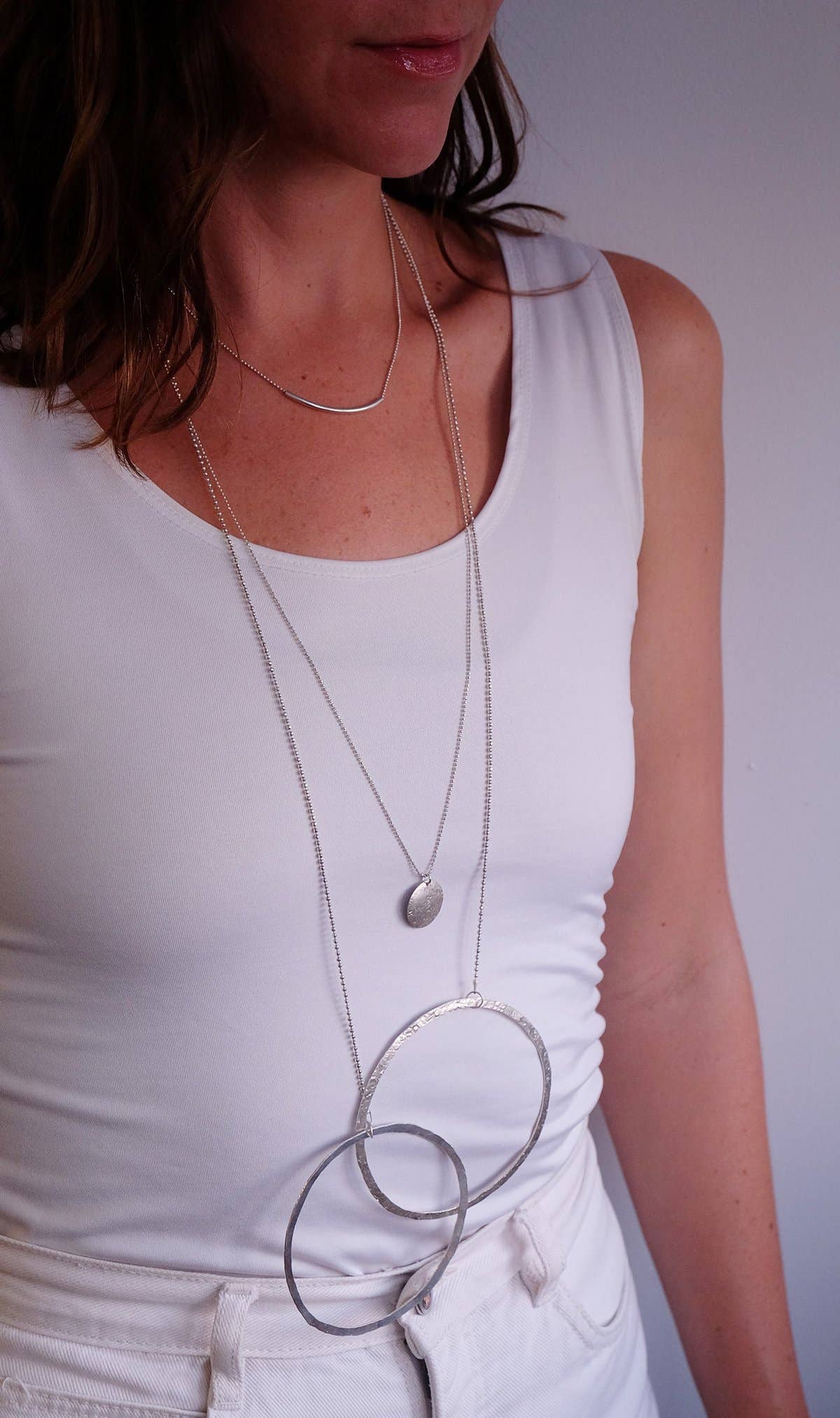 Glass Sky Jewelry - Wholesale Pendant/Charm Necklace - Sister Moons Necklace2