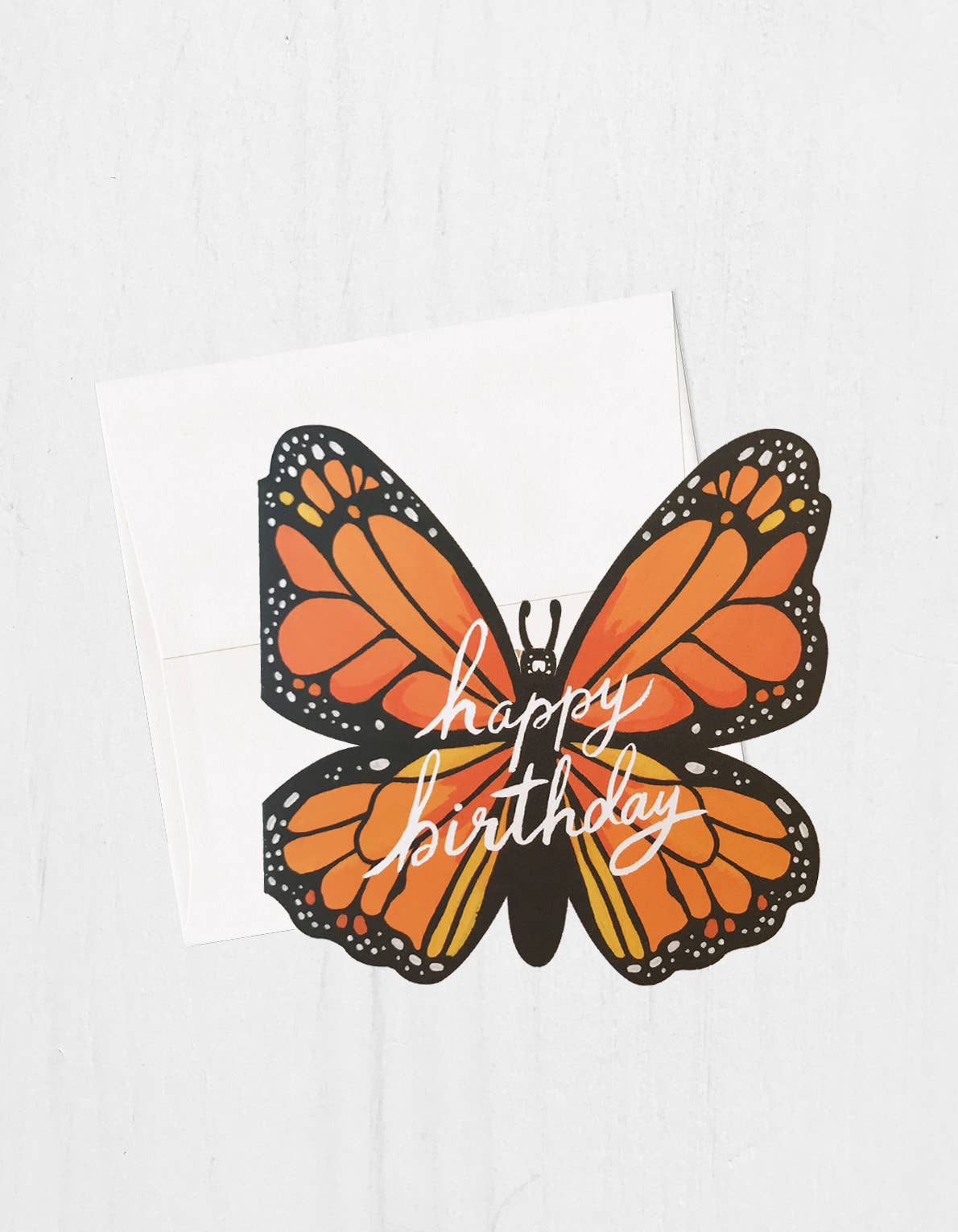 Idlewild Co. - Wholesale Birthday Card - Monarch Birthday Die Cut Greeting Card1