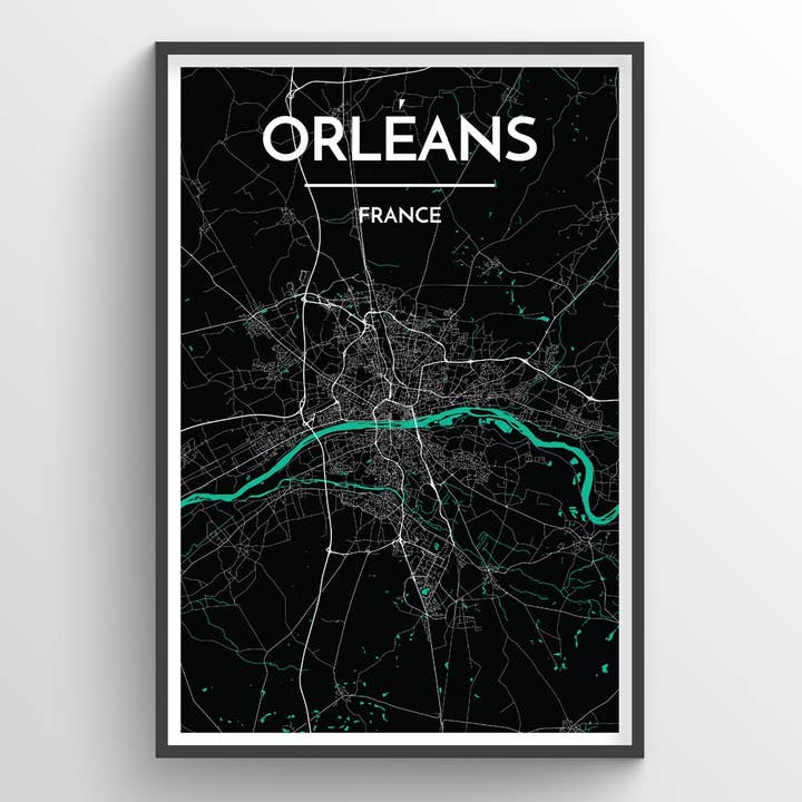 Kaart van Orleans City voor wholesale door Point Two Design Group